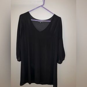 Lulu’s Black Long Sleeve Dress - Small